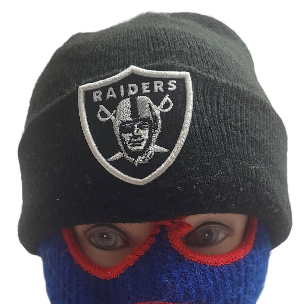 Vtg AJD Oakland Raiders Made in USA snapback hat cap LA Las Vegas
